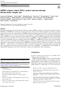 Cover page: hMENA isoforms impact NSCLC patient outcome through fibronectin/β1 integrin axis