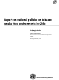 Cover page: Report on National Policies on tobacco smoke-free environments in Chile