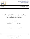 Cover page: TECHNICAL AND ECONOMIC ASSESSMENT OF TRANSITION STRATEGIES TOWARD WIDESPREAD USE OF HYDROGEN AS AN ENERGY CARRIER