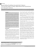 Cover page: Special Medical Conditions Associated with Catatonia in the Internal Medicine Setting: Hyponatremia-Inducing Psychosis and Subsequent Catatonia