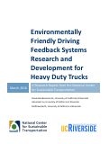 Cover page: Environmentally Friendly Driving Feedback Systems Research and Development for Heavy Duty Trucks