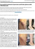 Cover page: Successful treatment of psoriasis and lichen planus with tildrakizumab