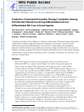 Cover page: Predictors of isoniazid preventive therapy completion among HIV-infected patients receiving differentiated and non-differentiated HIV care in rural Uganda