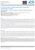 Cover page: A revised model of energy transactions and body composition in sheep.