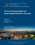 Cover page: The Cost of Decarbonization and Energy Upgrade Retrofits for US Homes