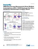 Cover page: DEER Spectroscopy Measurements Reveal Multiple Conformations of HIV-1 SOSIP Envelopes that Show Similarities with Envelopes on Native Virions