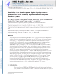 Cover page: Feasibility of an ultra-low power digital signal processor platform as a basis for a fully implantable brain-computer interface system.