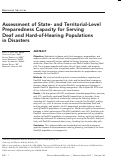 Cover page: Assessment of State- and Territorial-Level Preparedness Capacity for Serving Deaf and Hard-of-Hearing Populations in Disasters