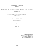 Cover page: Low Bandwidth and Latency Secure Computation Oblivious RAM with Three Parties