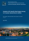 Cover page: A Snapshot of EV-Specific Rate Designs Among U.S. Investor-Owned Electric Utilities