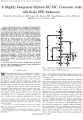 Cover page: A Highly Integrated Hybrid DC–DC Converter With nH-Scale IPD Inductors