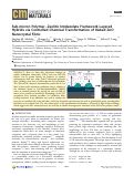 Cover page: Sub-micron Polymer–Zeolitic Imidazolate Framework Layered Hybrids via Controlled Chemical Transformation of Naked ZnO Nanocrystal Films