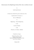 Cover page: Measurement of the High-Energy Neutron Flux Above and Below Ground