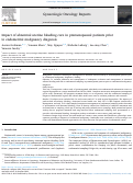 Cover page: Impact of abnormal uterine bleeding care in premenopausal patients prior to endometrial malignancy diagnosis.