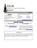 Cover page of IAOS Bulletin 57