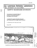 Cover page: A Stratified Percolation Model for Saturated and Unsaturated Flow through Natural Fractures