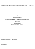 Cover page of Testing For The Frequency Of Antifungal Resistance In A. Fumigatus