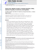 Cover page: Adolescents' attitudes towards e-cigarette ingredients, safety, addictive properties, social norms, and regulation