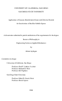 Cover page: Application of gaseous disinfectants ozone and chlorine dioxide for inactivation of Bacillus subtilis spores