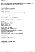 Cover page: HOV Lane Configurationsand Collision Distribution on Freeway Lanes  – An Investigation of Historical Collision Data in California