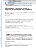 Cover page: A systems approach to identifying the challenges of implementing deprescribing in older adults across different health-care settings and countries: a narrative review