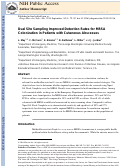 Cover page: Dual-site sampling improved detection rates for MRSA colonization in patients with cutaneous abscesses