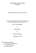 Cover page: The Metalanguage of Category Theory