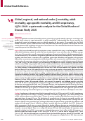 Cover page: Global, regional, and national under-5 mortality, adult mortality, age-specific mortality, and life expectancy, 1970-2016: a systematic analysis for the Global Burden of Disease Study 2016.