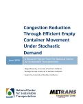 Cover page: Congestion Reduction Through Efficient Empty Container Movement Under Stochastic Demand
