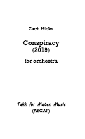 Cover page: Conspiracy