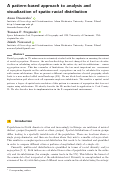 Cover page: A pattern-based approach to analysis and visualization of spatio-racial distribution