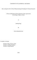 Cover page: Discovering the Self: A Critical Phenomenological Paradigm for Tourism Research