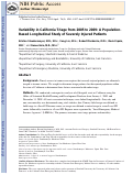 Cover page: Variability in California triage from 2005 to 2009: a population-based longitudinal study of severely injured patients.
