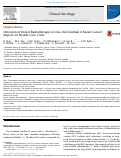 Cover page: Omission of Breast Radiotherapy in Low-risk Luminal A Breast Cancer: Impact on Health Care Costs