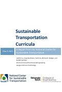 Cover page: Sustainable Transportation Curricula