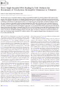 Cover page: Direct Single-Stranded DNA Binding by Teb1 Mediates the Recruitment of Tetrahymena thermophila Telomerase to Telomeres