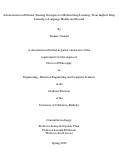 Cover page: Advancements in Efficient Training Strategies for Modern Deep Learning: From Implicit Deep Learning to Language Models and Beyond