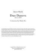 Cover page: Duo Dances