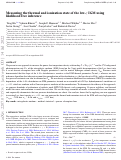 Cover page: Measuring the thermal and ionization state of the low- z IGM using likelihood free inference