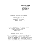 Cover page: Programming environment questionnaire / Irvine Programming Environment Research Center