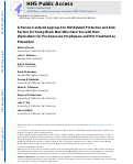 Cover page: A Person-Centered Approach to HIV-Related Protective and Risk Factors for Young Black Men Who Have Sex with Men: Implications for Pre-exposure Prophylaxis and HIV Treatment as Prevention