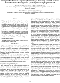 Cover page: Analogies May Not be as Cognitively Demanding as Previously Assumed: Evidence from a Dual-Task Paradigm with Gradually Increasing Cognitive Load