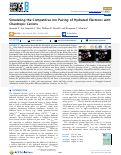 Cover page: Simulating the Competitive Ion Pairing of Hydrated Electrons with Chaotropic Cations.