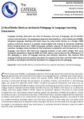 Cover page: Critical Media Work as Antiracist Pedagogy in Language Learning Classrooms