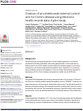 Cover page: Creation of an ustekinumab external control arm for Crohn’s disease using electronic health records data: A pilot study