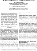 Cover page: The Effect of Event Boundaries on 3-Year-Olds' Novel Category Learning