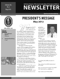 Cover page: President's Message May 2012