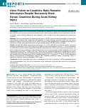 Cover page: Urine Protein-to-Creatinine Ratio Remains Informative Despite Nonsteady State Serum Creatinine During Acute Kidney Injury.