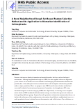 Cover page: A Novel Neighborhood Rough Set-Based Feature Selection Method and Its Application to Biomarker Identification of Schizophrenia