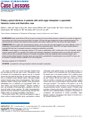 Cover page: Primary spinal infections in patients with solid organ transplant: a systematic literature review and illustrative case